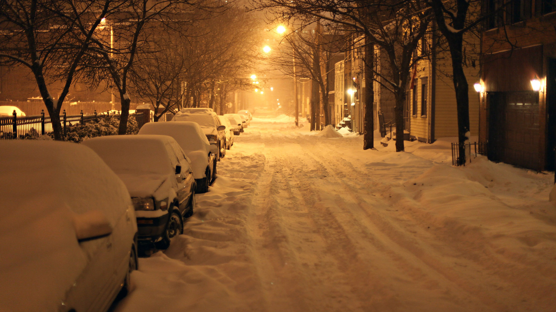 -, snow, , , , new york, night, Albany, winter, usa, ny