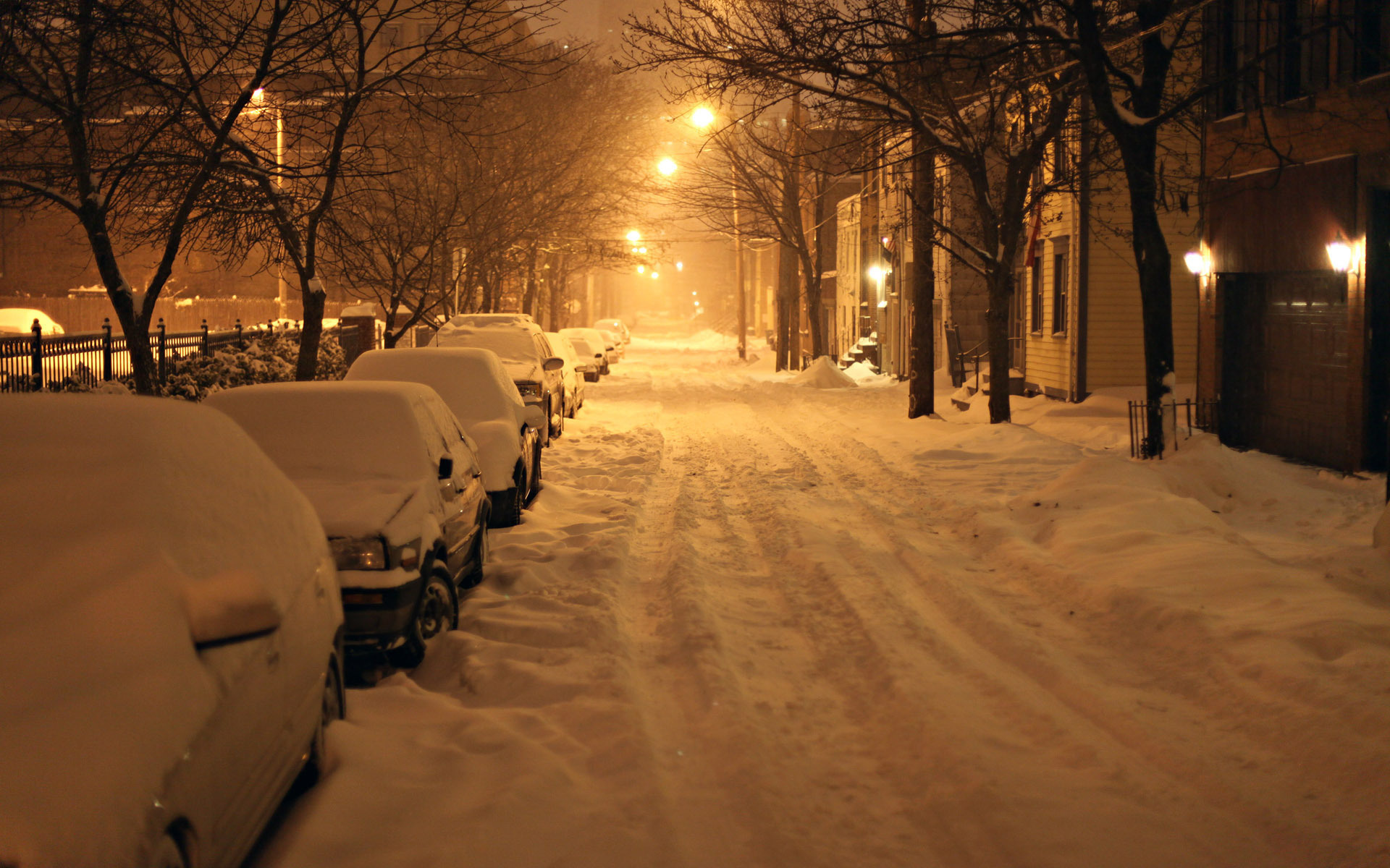 -, snow, , , , new york, night, Albany, winter, usa, ny