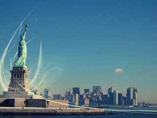  , liberty enlightening the world, Statue of liberty, new york