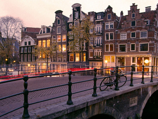 , amsterdam, netherlands, Prinsengracht and brouwersgracht canals