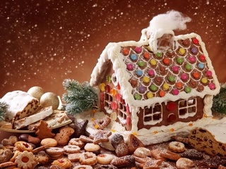 cookie, candyland, biscuit, christmas bake, december festive, gingerbread, Winte house