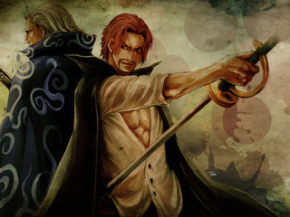 shanks, beckman, One piece