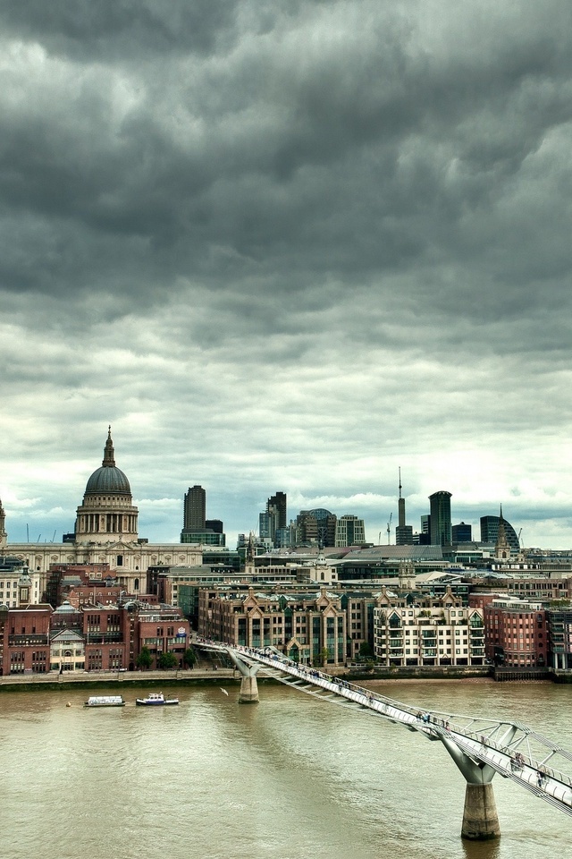 england, , London, uk, millennium bridge