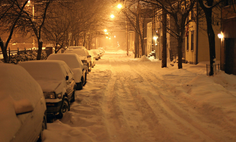-, snow, , , , new york, night, Albany, winter, usa, ny
