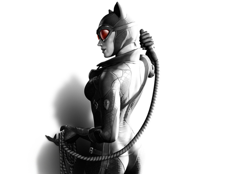 arkham city, Batman, -, catwoman