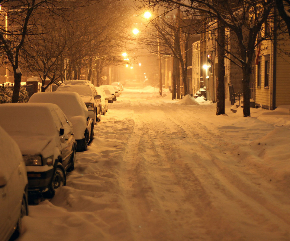 -, snow, , , , new york, night, Albany, winter, usa, ny