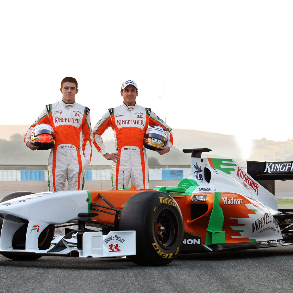 force india, ,  1, formula 1, p. di resta, andrian sutil