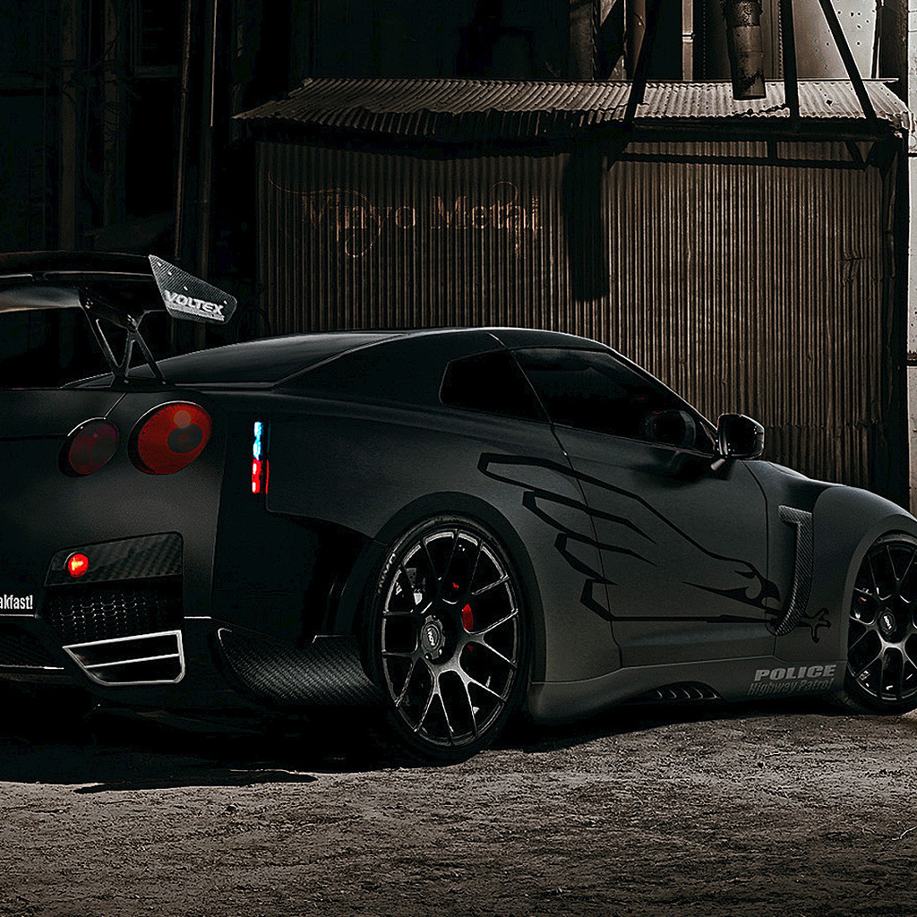 wallpaper, black, Gtr nissan