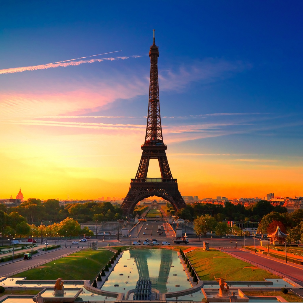  , , beautiful france, , , Paris sunset