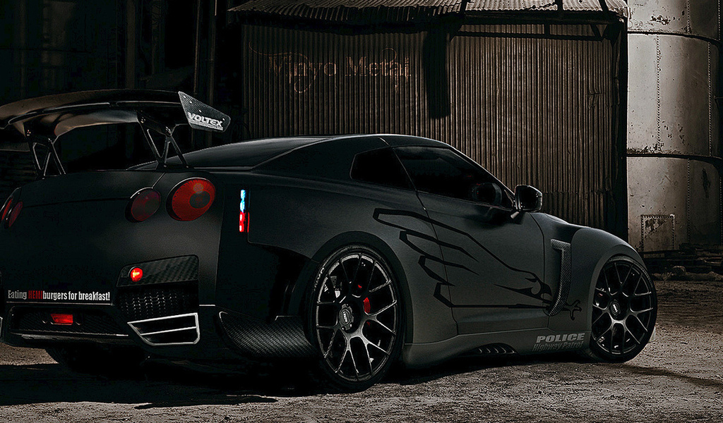 wallpaper, black, Gtr nissan