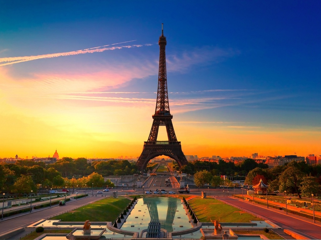  , , beautiful france, , , Paris sunset