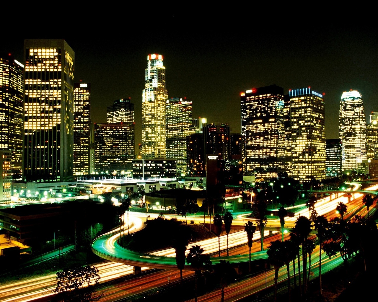 la, usa, Los angeles, night, -, , 