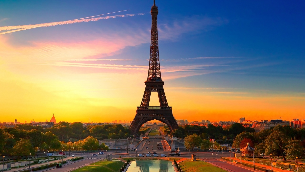  , , beautiful france, , , Paris sunset