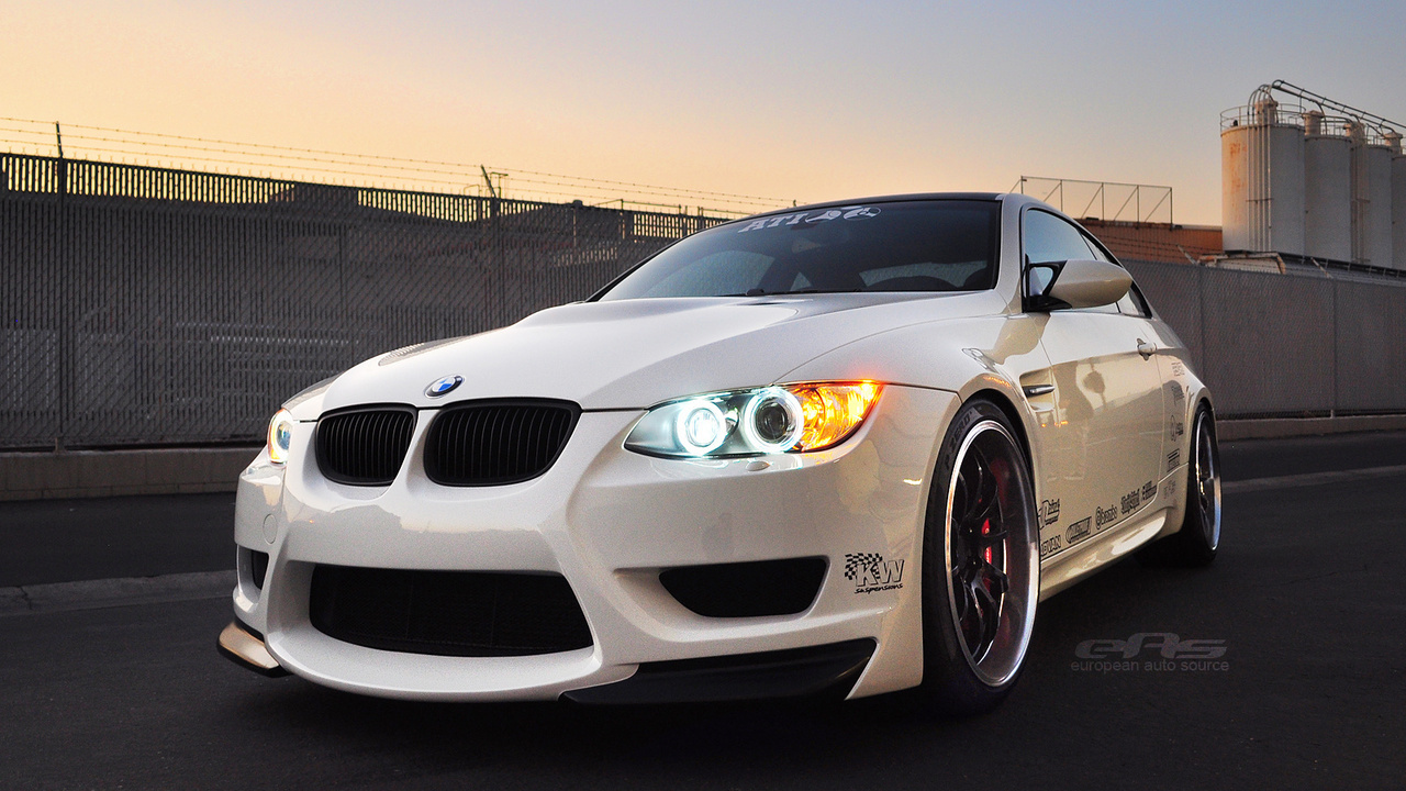 eas, Bmw, m3, white, e92