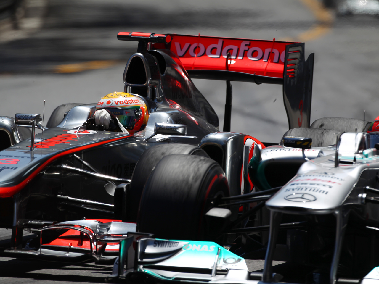 lewis hamilton, formula one, mclaren, 2011, michael schumacher, monaco, mercedes, f1, Formula 1