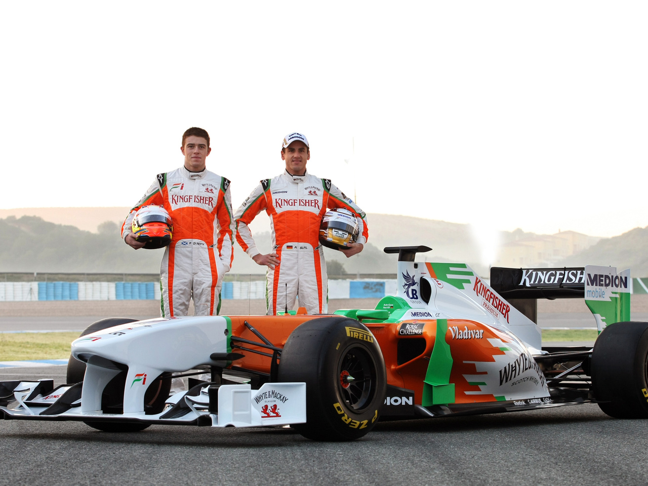 force india, ,  1, formula 1, p. di resta, andrian sutil