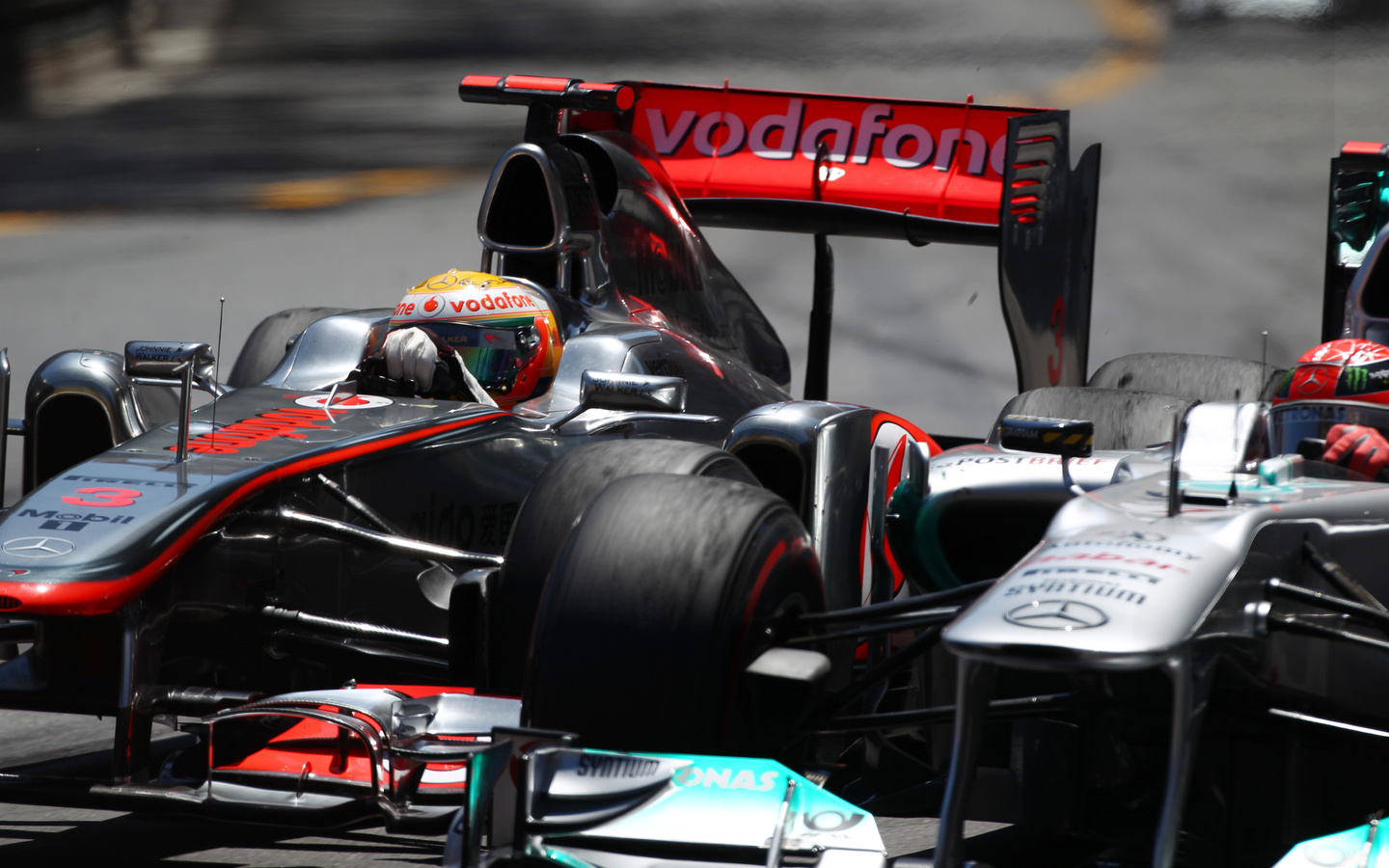 lewis hamilton, formula one, mclaren, 2011, michael schumacher, monaco, mercedes, f1, Formula 1