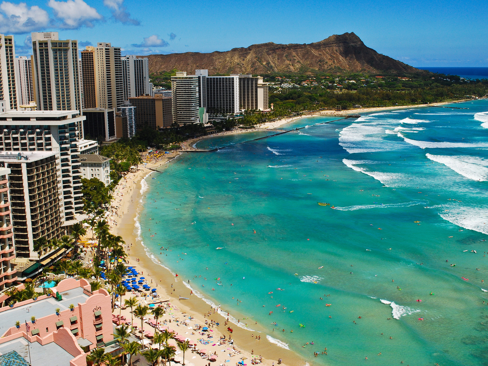 , Waikiki, , hawaii, beach, 