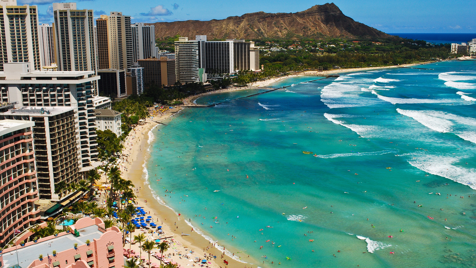 , Waikiki, , hawaii, beach, 