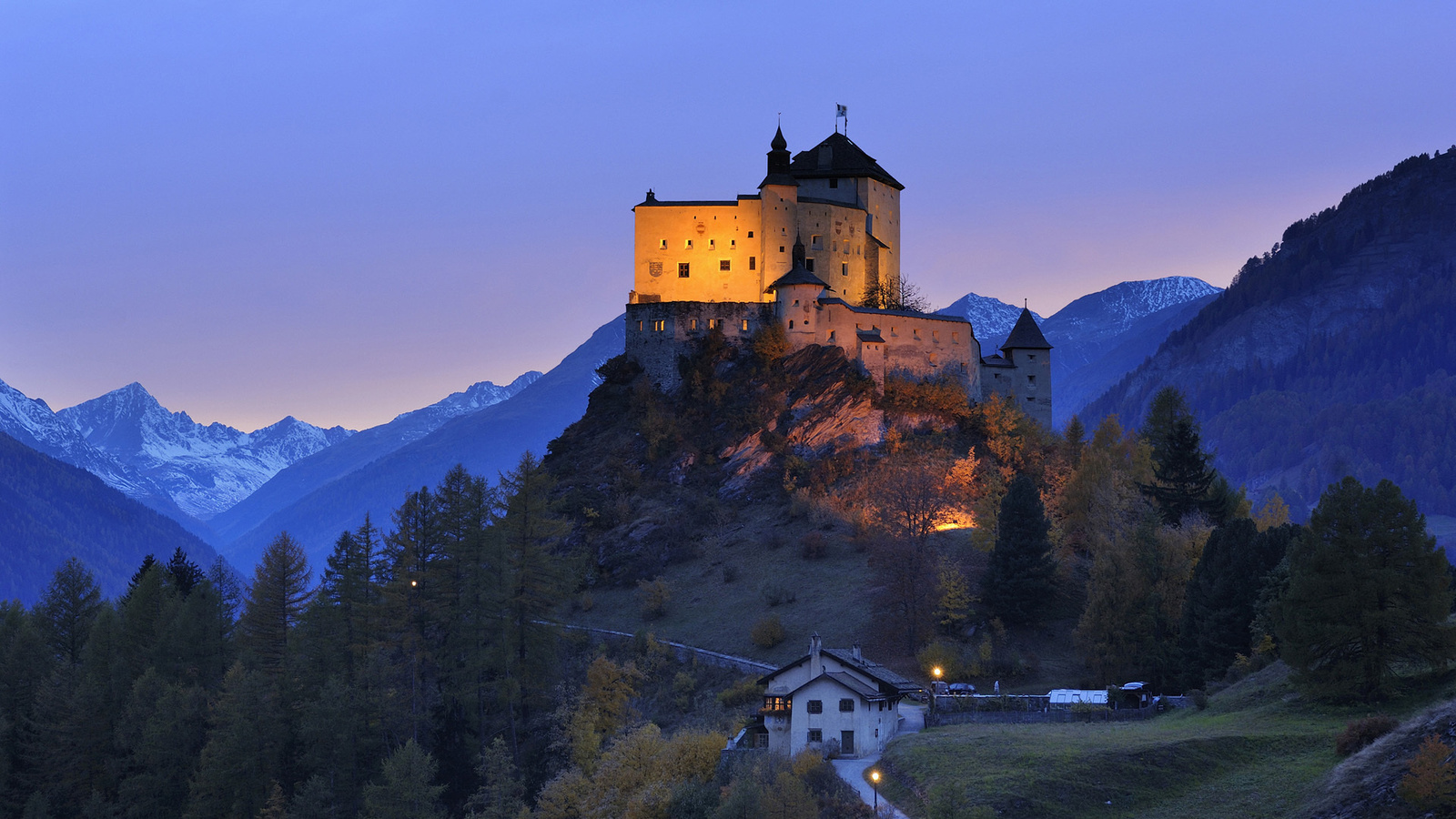 switzerland, Tarasp castle, , engadin, , 