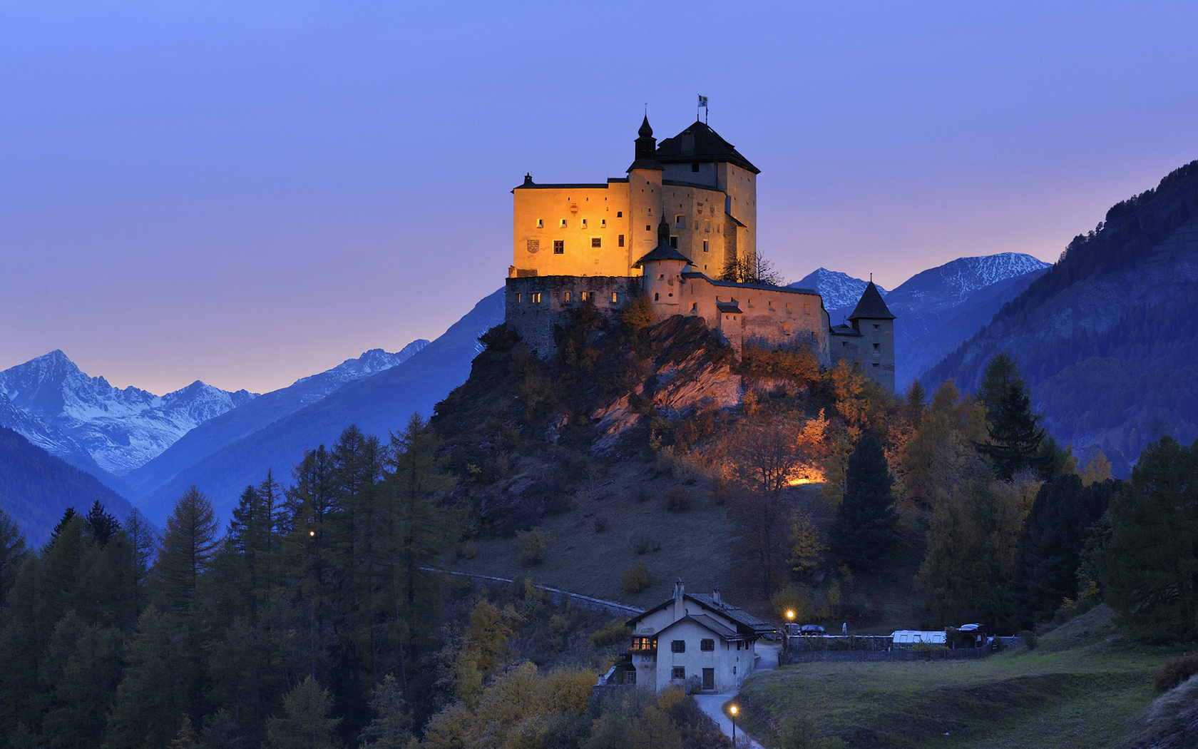 switzerland, Tarasp castle, , engadin, , 