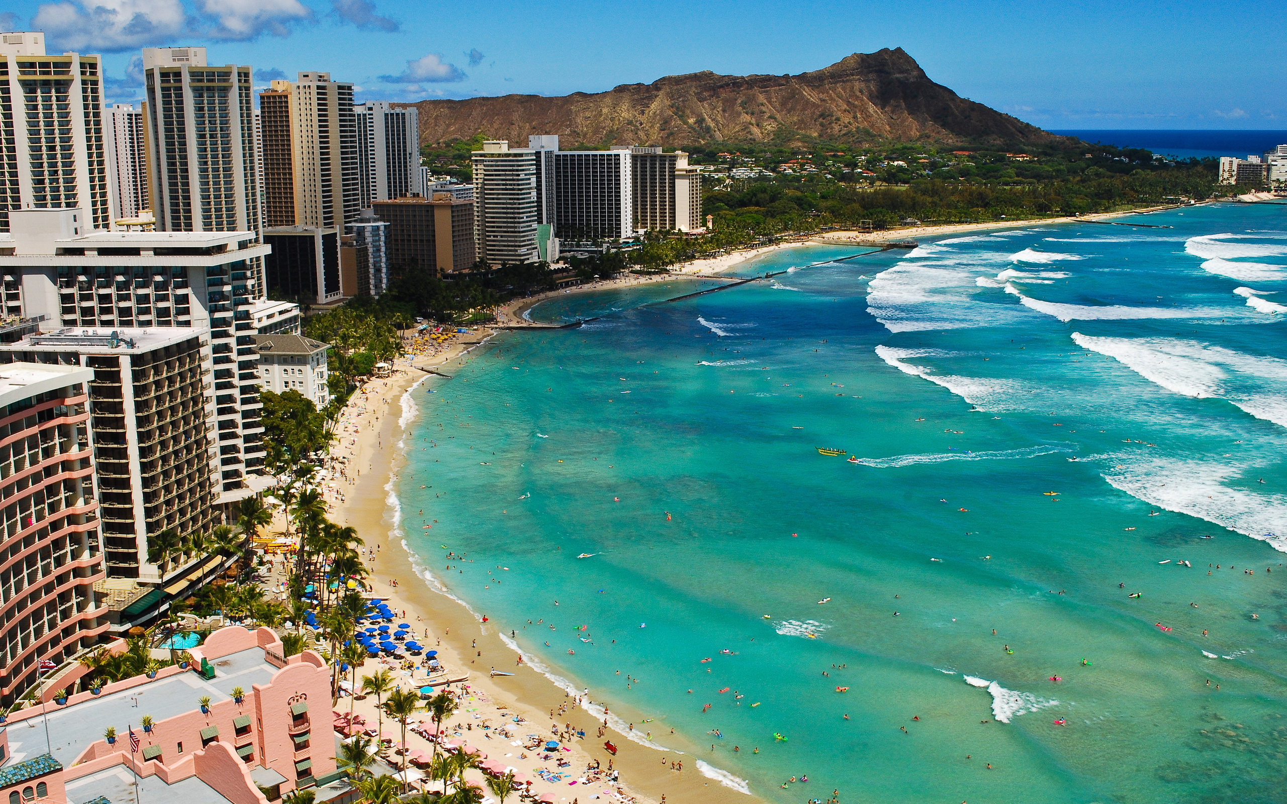 , Waikiki, , hawaii, beach, 