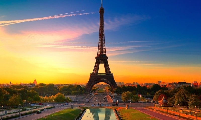  , , beautiful france, , , Paris sunset