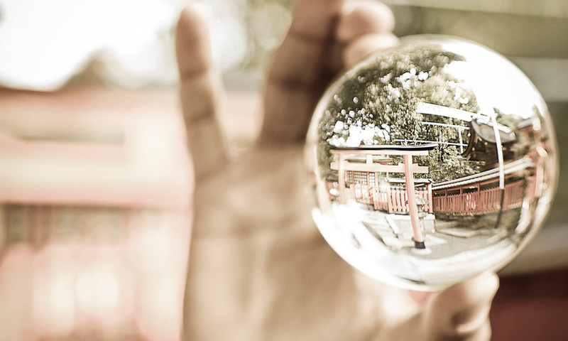 ball, reflection, hand, , , glass, , , 