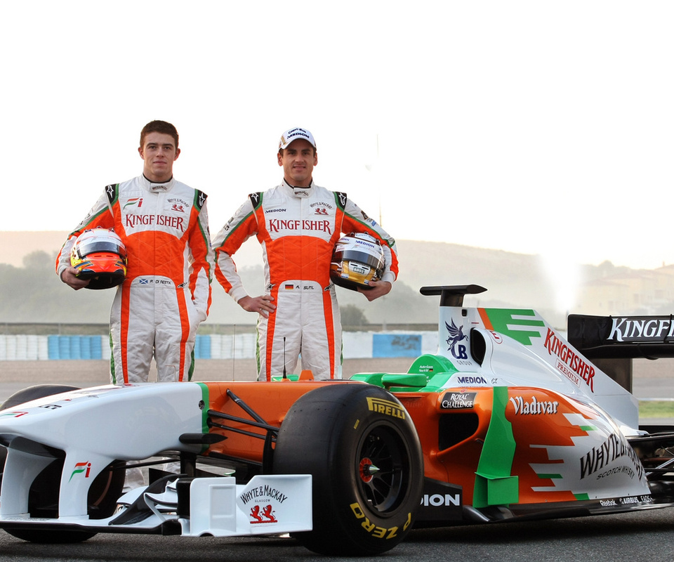 force india, ,  1, formula 1, p. di resta, andrian sutil