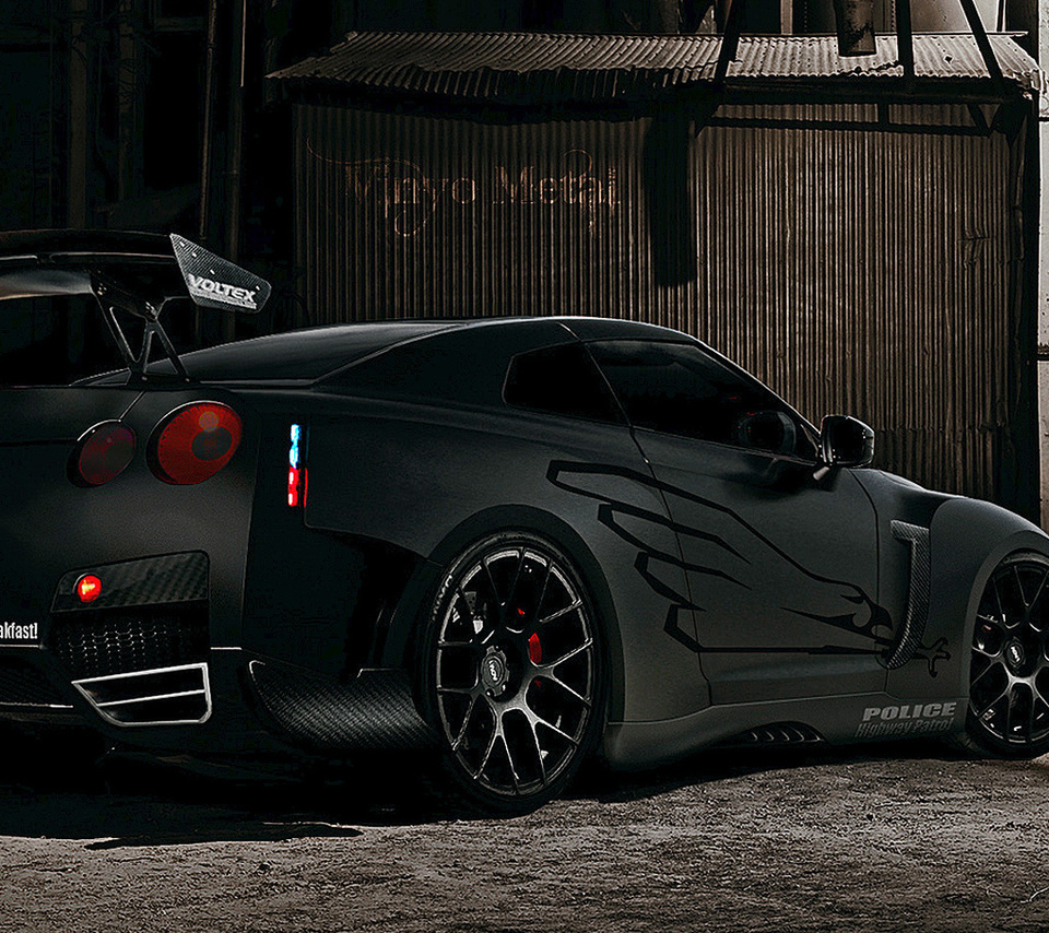 wallpaper, black, Gtr nissan