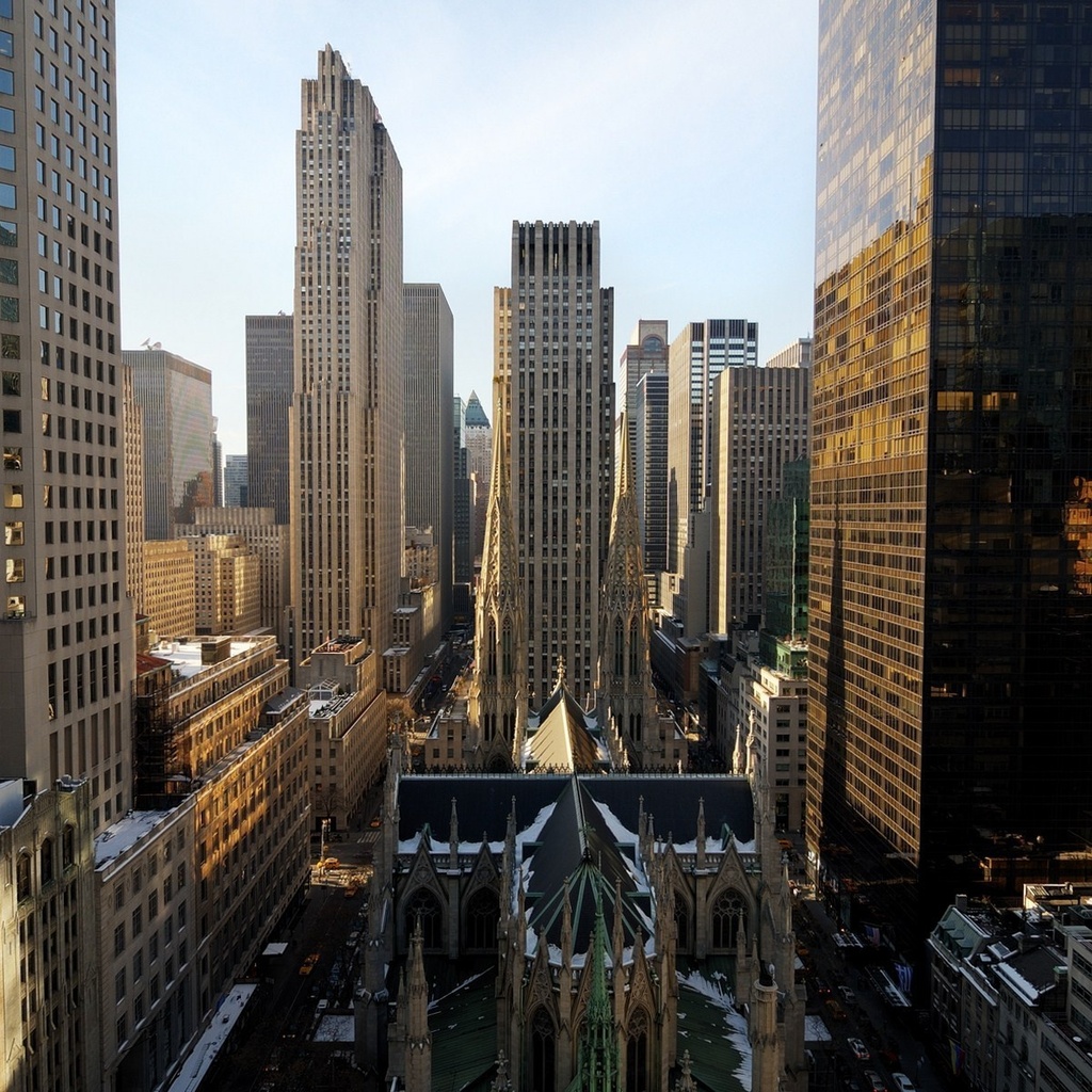 , Midtown manhattan, new york city, -, morning, nyc