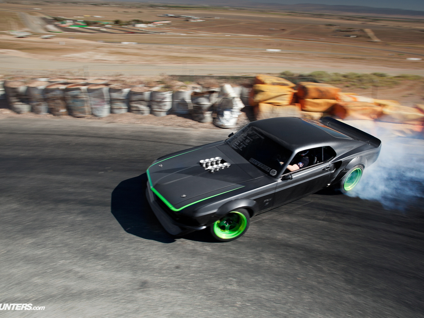 Ford, mustang, , rtr-x, drift, black