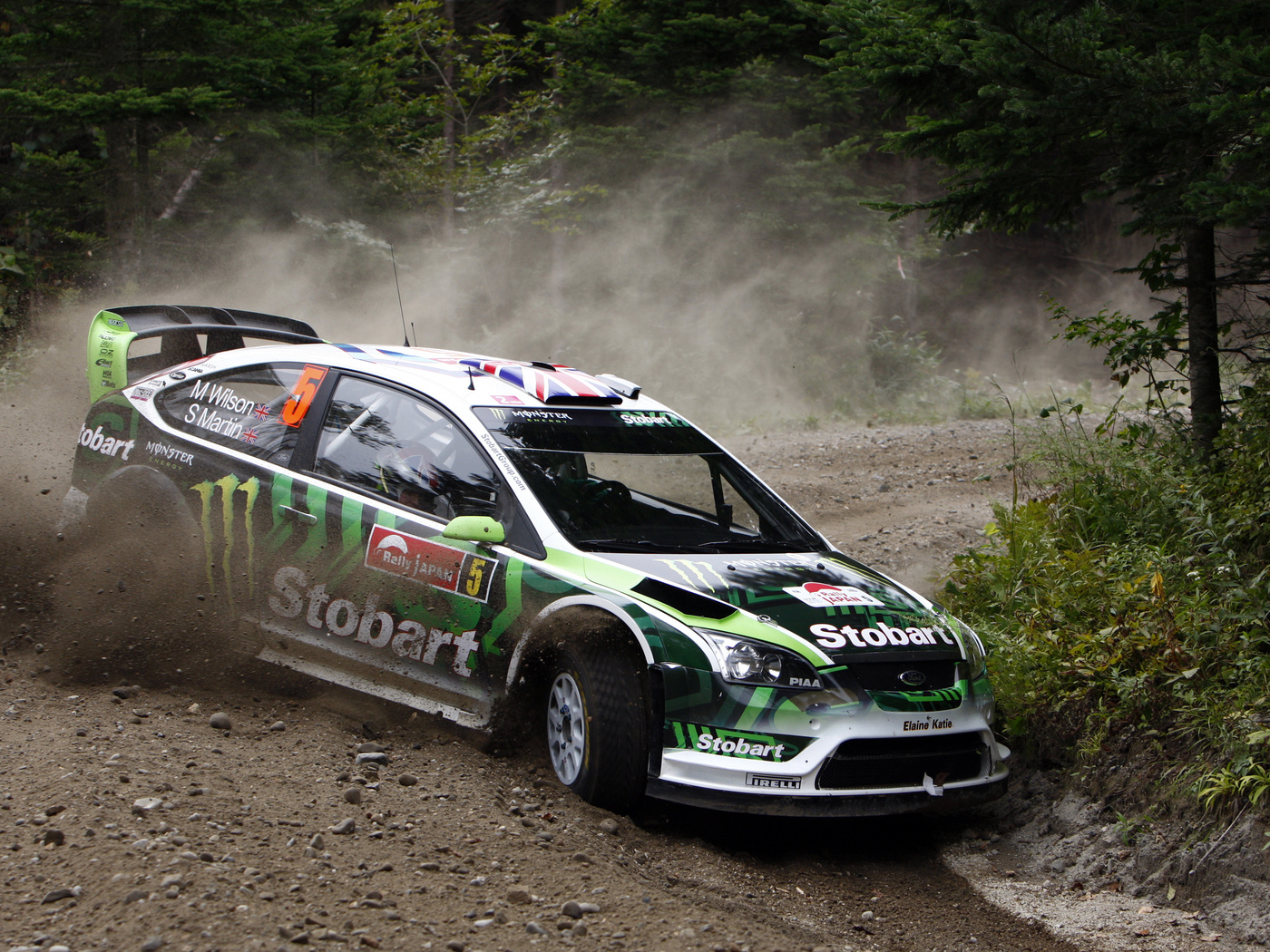 Wrc, rally, monster, ford focus, british