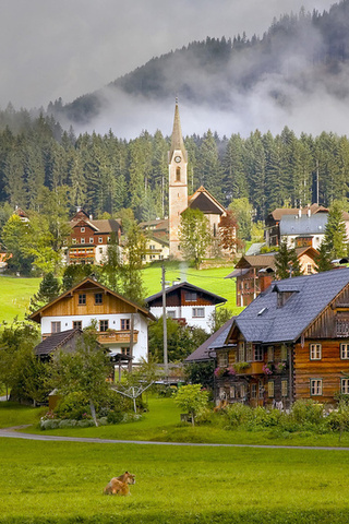 austria, , , Gosau village, , 