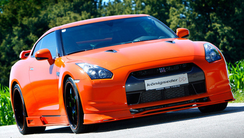 orange, , ,  , nissan, gt-r, Koenigseder