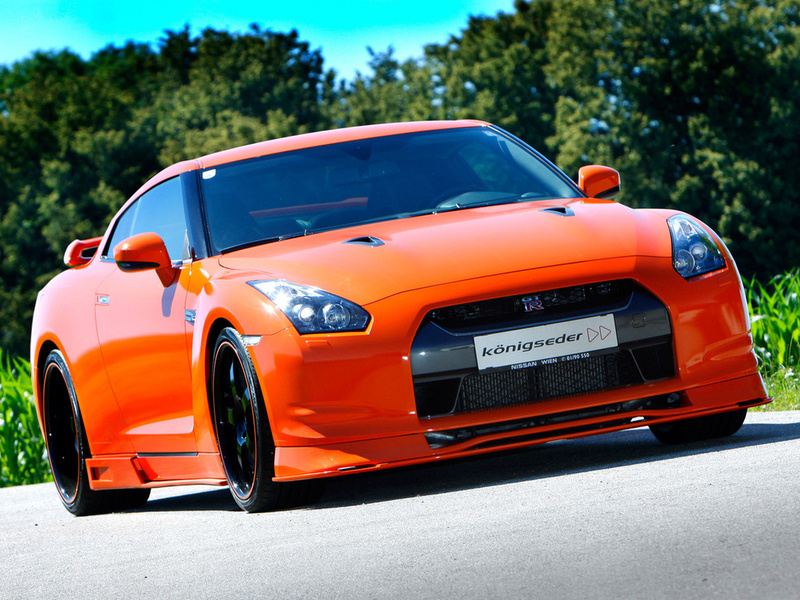 orange, , ,  , nissan, gt-r, Koenigseder