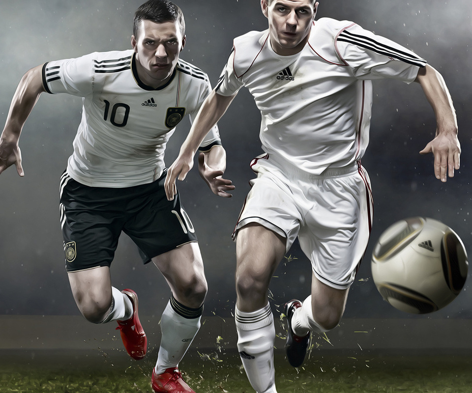 soccer, , Podolski, adidas, , gerrard, 