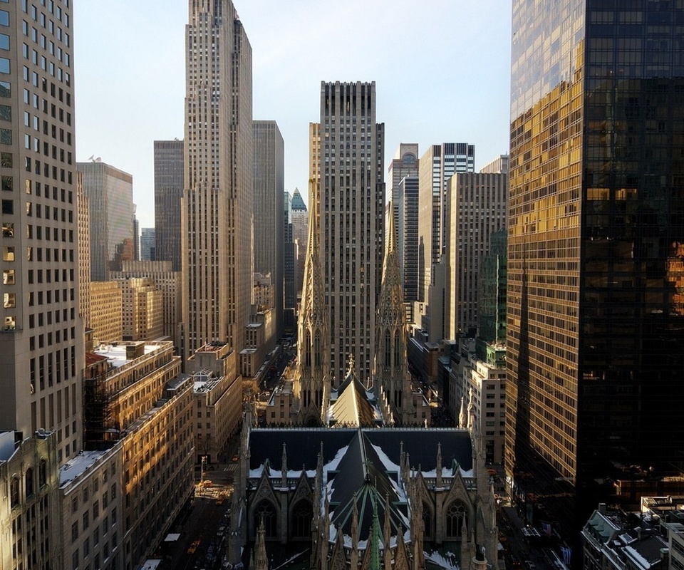 , Midtown manhattan, new york city, -, morning, nyc