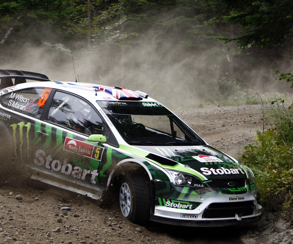 Wrc, rally, monster, ford focus, british