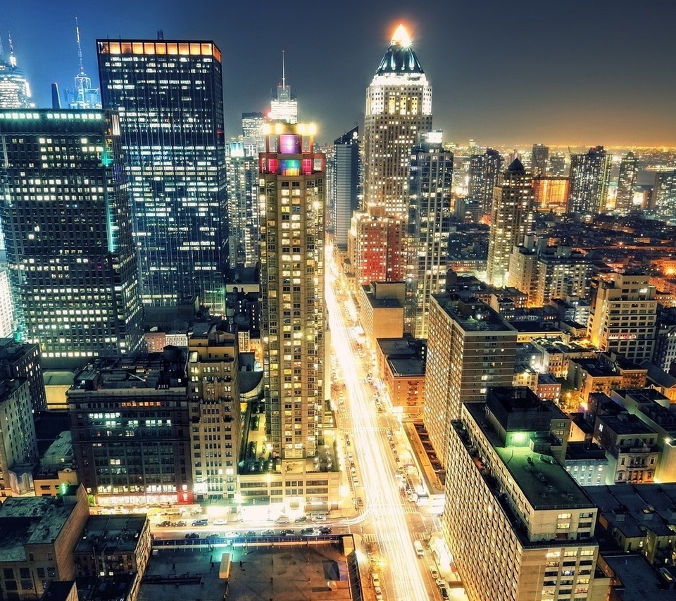 Times square, 8th avenue, usa, manhattan, new york city, night, nyc, -, 