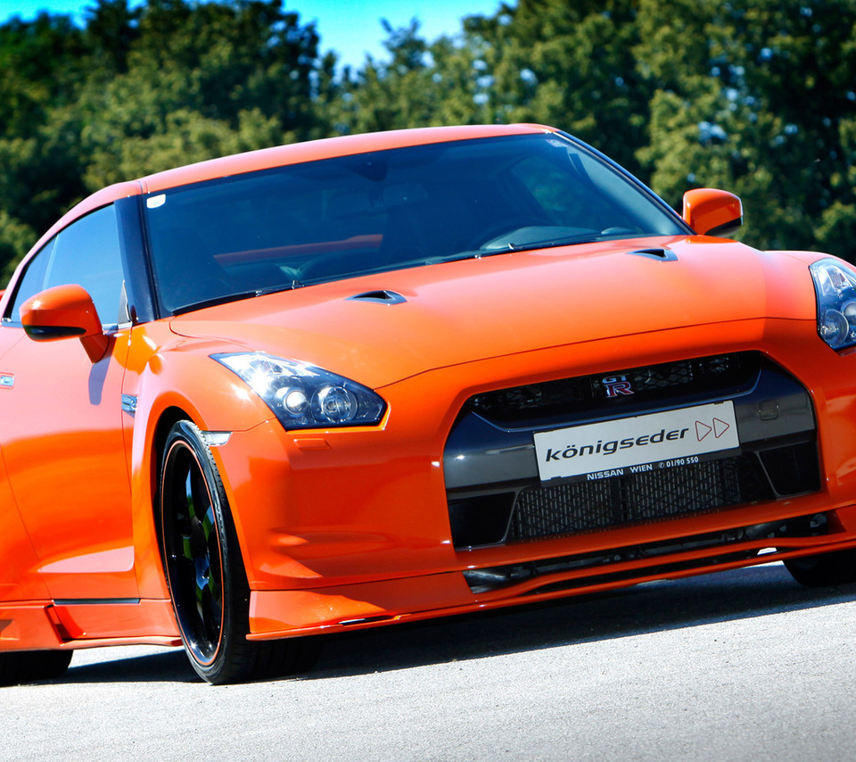 orange, , ,  , nissan, gt-r, Koenigseder