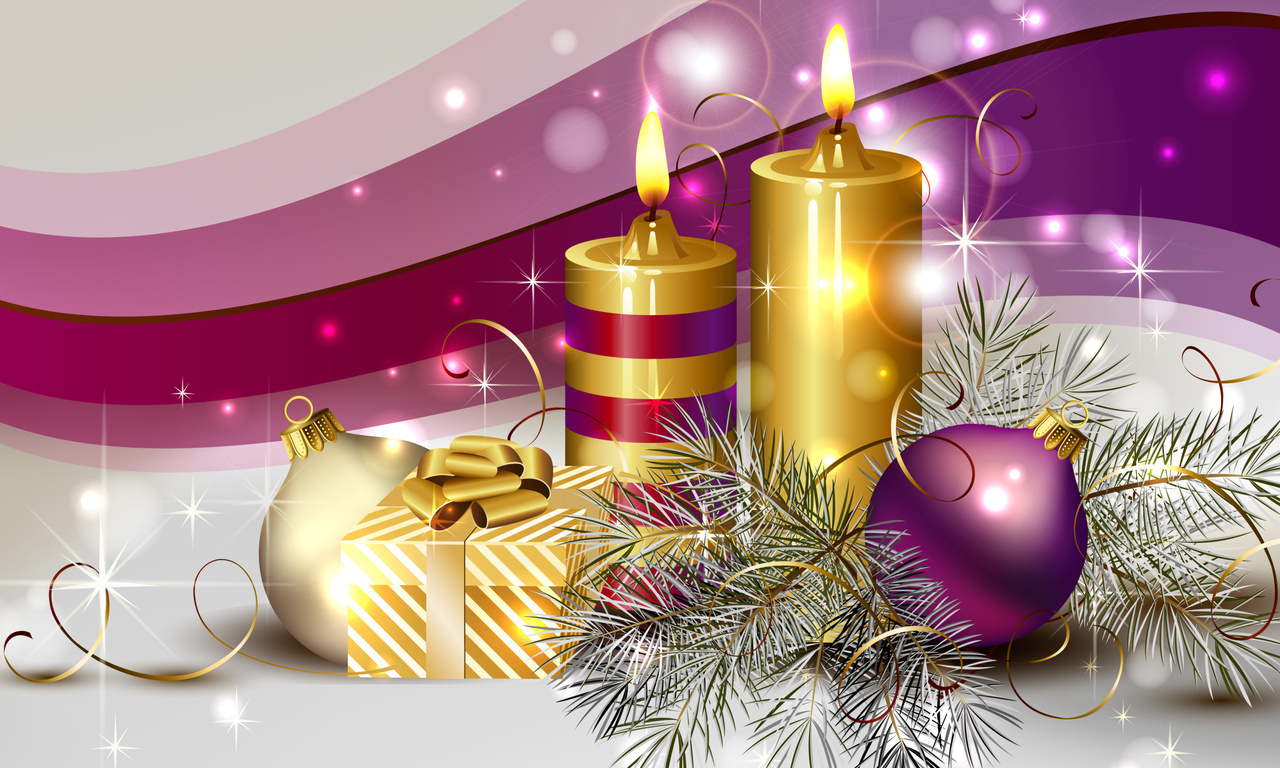 balls, cool, colors, Ball, candles, beauty, beautiful, christmas, delicate, candle, box, decoration