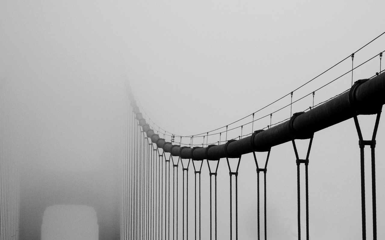 , city, , , golden gate bridge, bridge, San francisco, fog, california