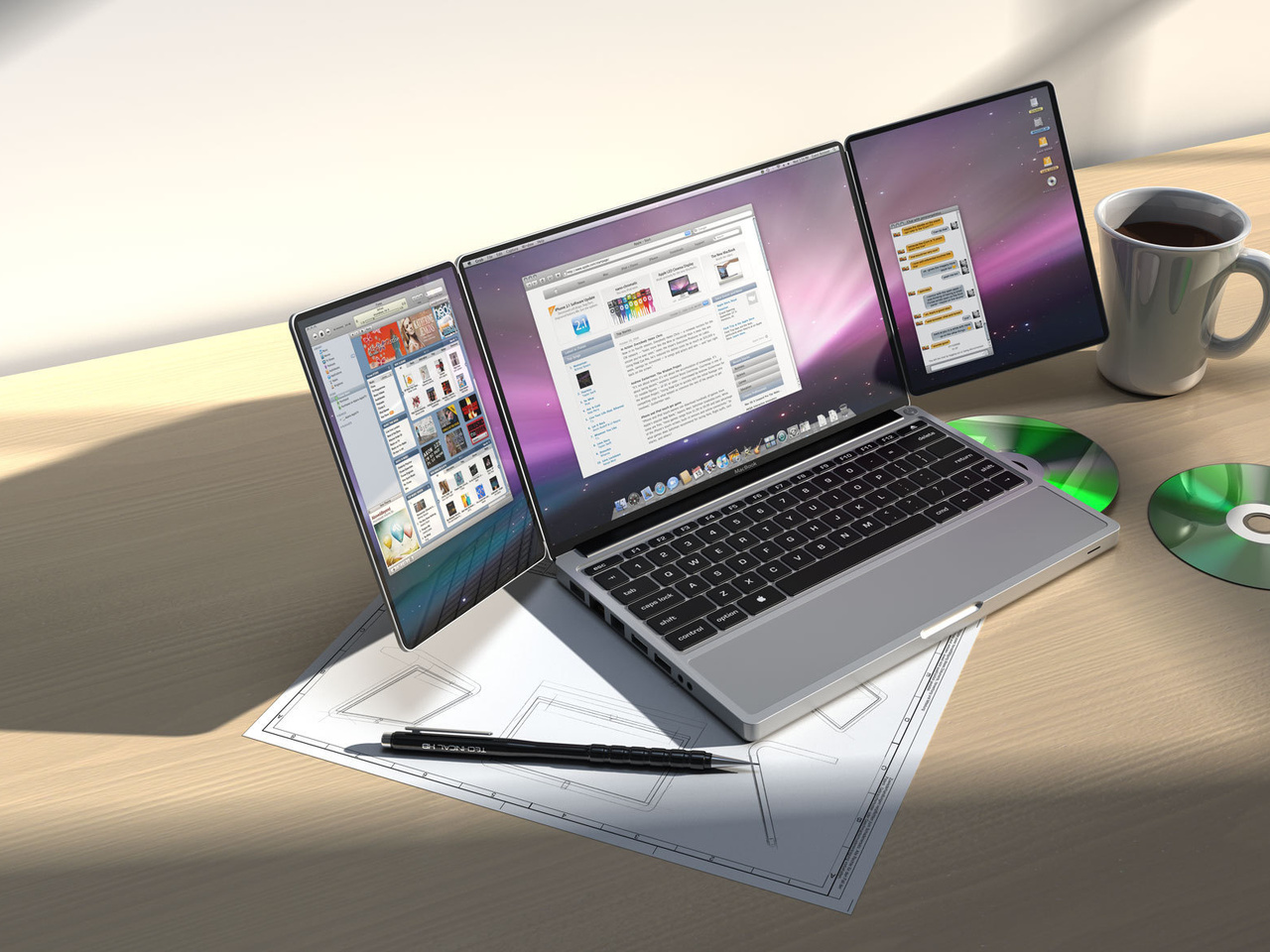 concept, , , tribook, , , apple