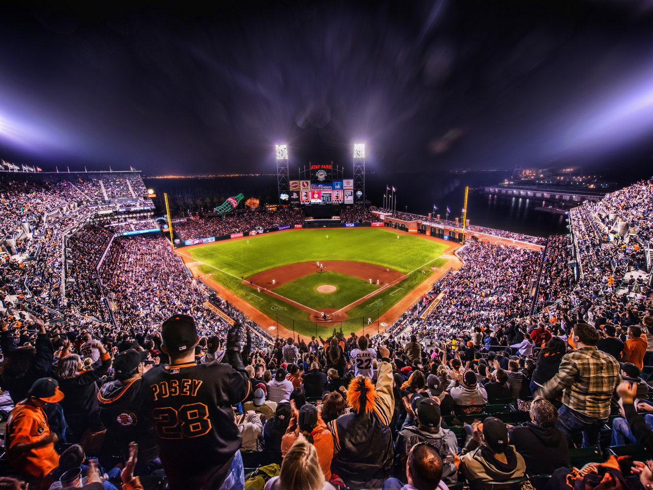 california, night, baseball, san francisco, 