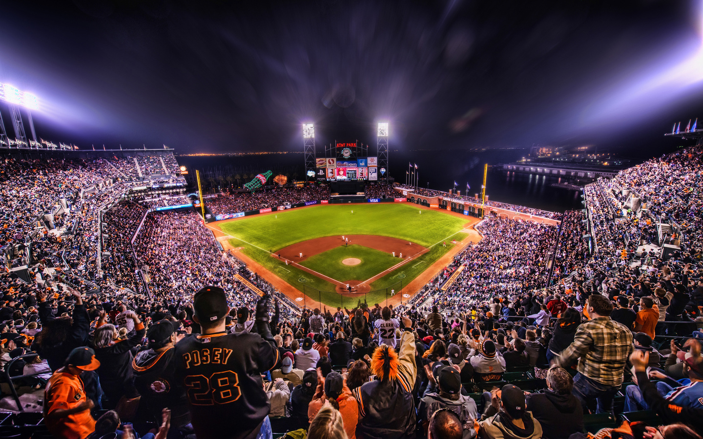 california, night, baseball, san francisco, 