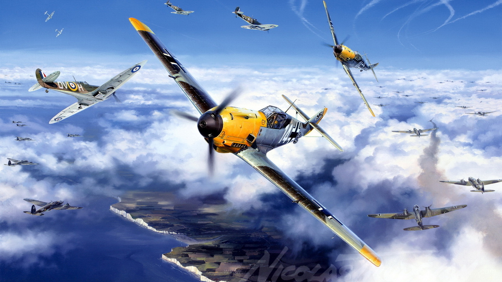 bf-109, me-109, Messerschmit