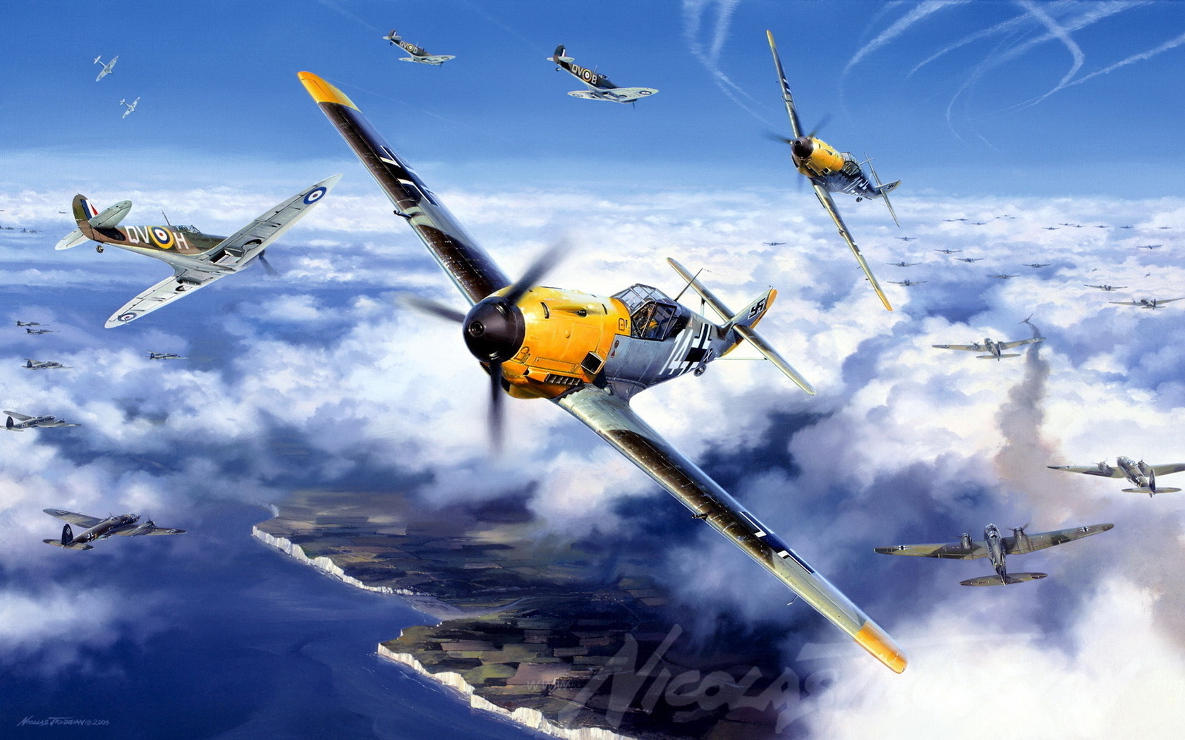 bf-109, me-109, Messerschmit