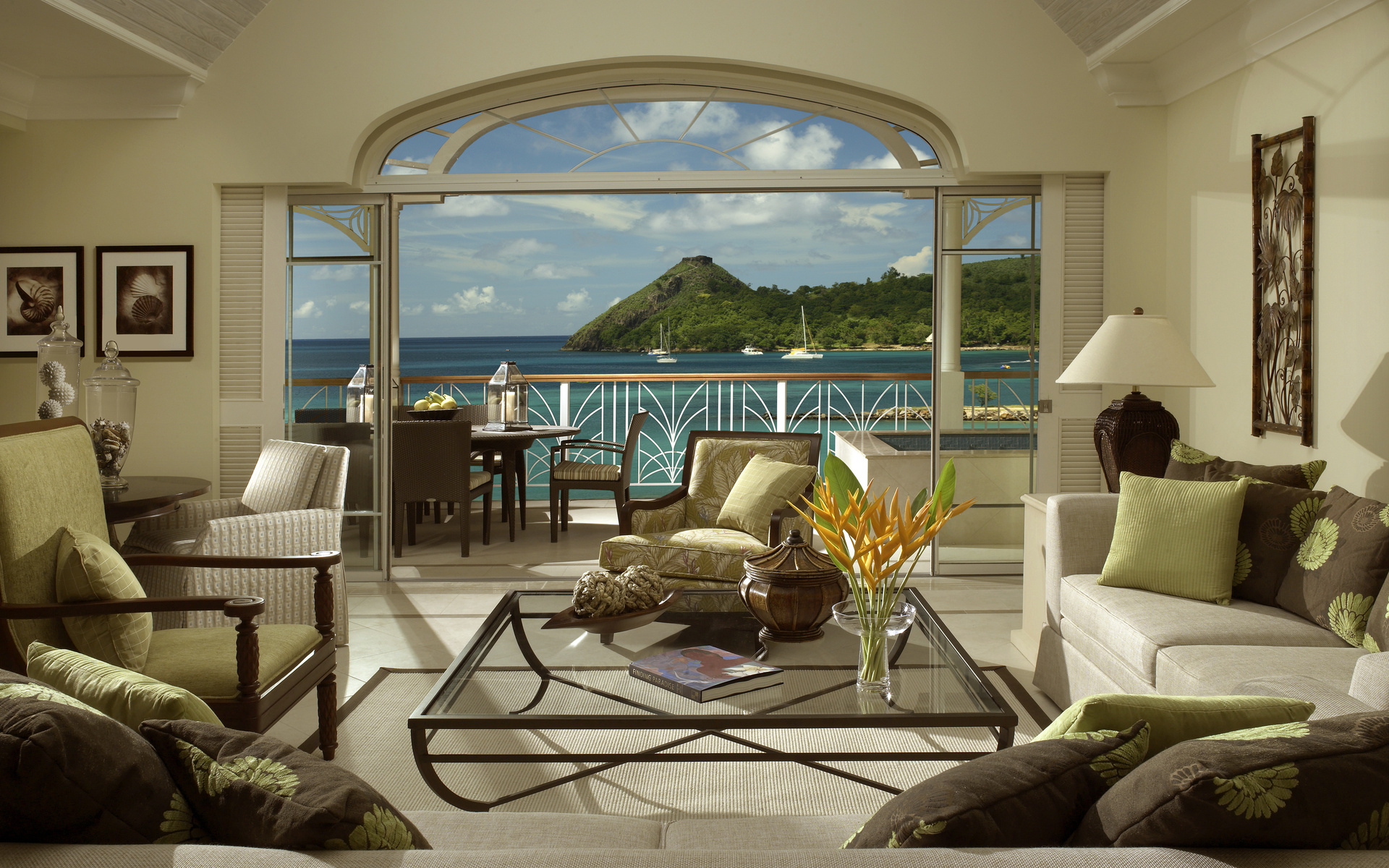 water, room, luxury, design, decor, sea, House, terrace, modern, villa, sky, style, beach, ocean
