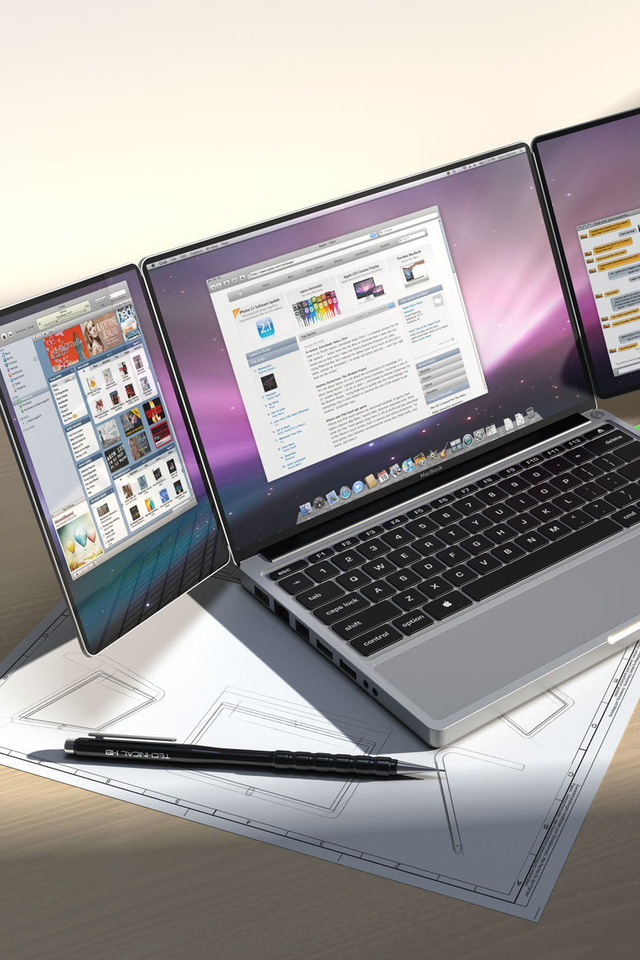 concept, , , tribook, , , apple